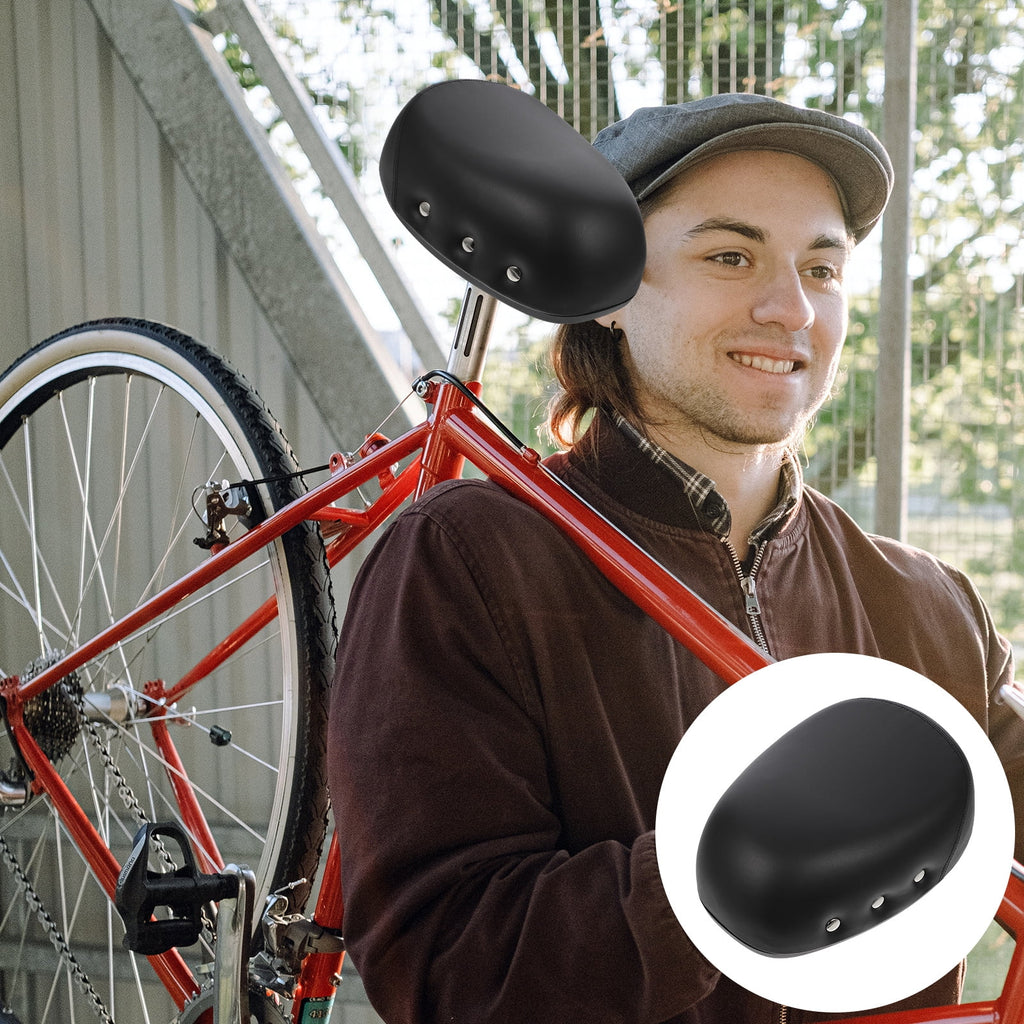 Black Mountain Bike Saddle with Rivet Decor J15627