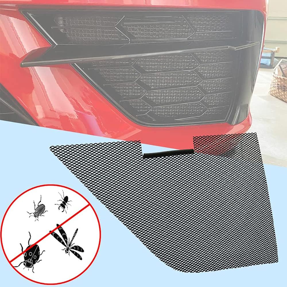 2Pcs Aluminum Car Grille Mesh Set E914