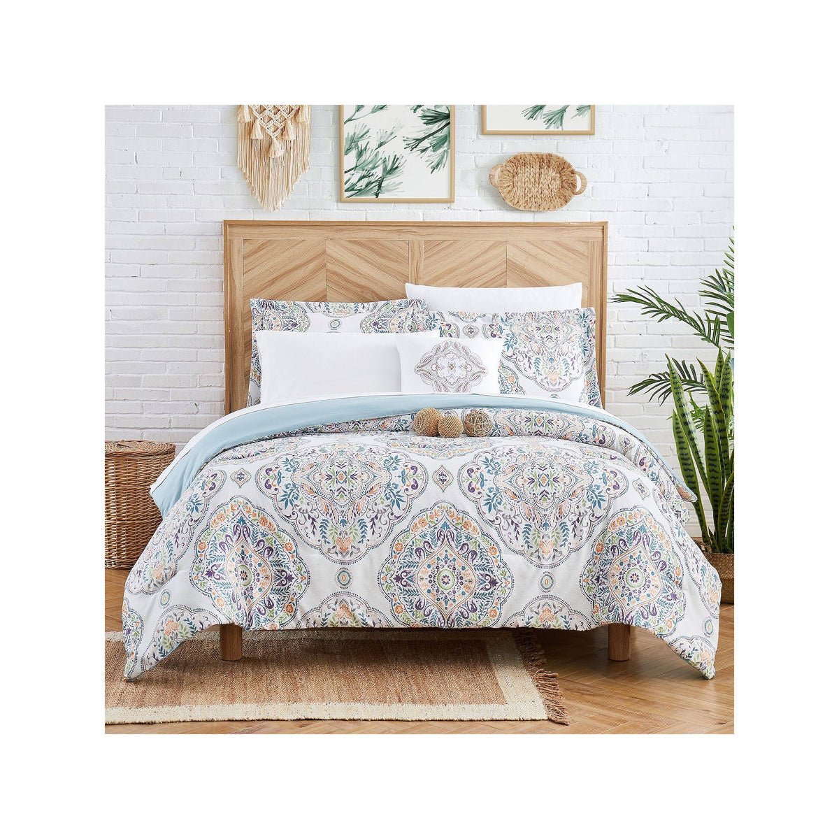 6 Piece Printed Bed Set V409843