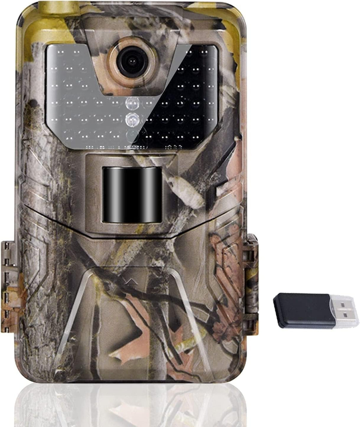 36MP 1520P Night Vision Motion Activated Hunting Camera IP67 Waterproof 120° 65FT 44pcs No Glow LEDs L10958