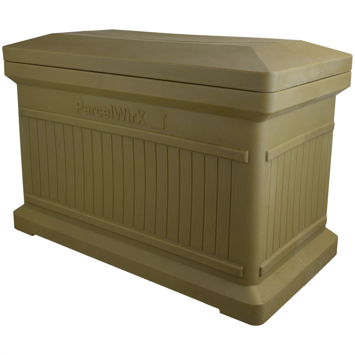 Oak Color Horizontal Large Package Delivery Box with Lift Off Lid K267089
