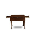 Mahogany Solid Wood Rubberwood Drop Leaf Dining Set I374172