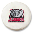 White Vinyl Fitted Car Tire Cover T844