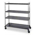 Chrome Wire Cart 24 in W 60 L K469