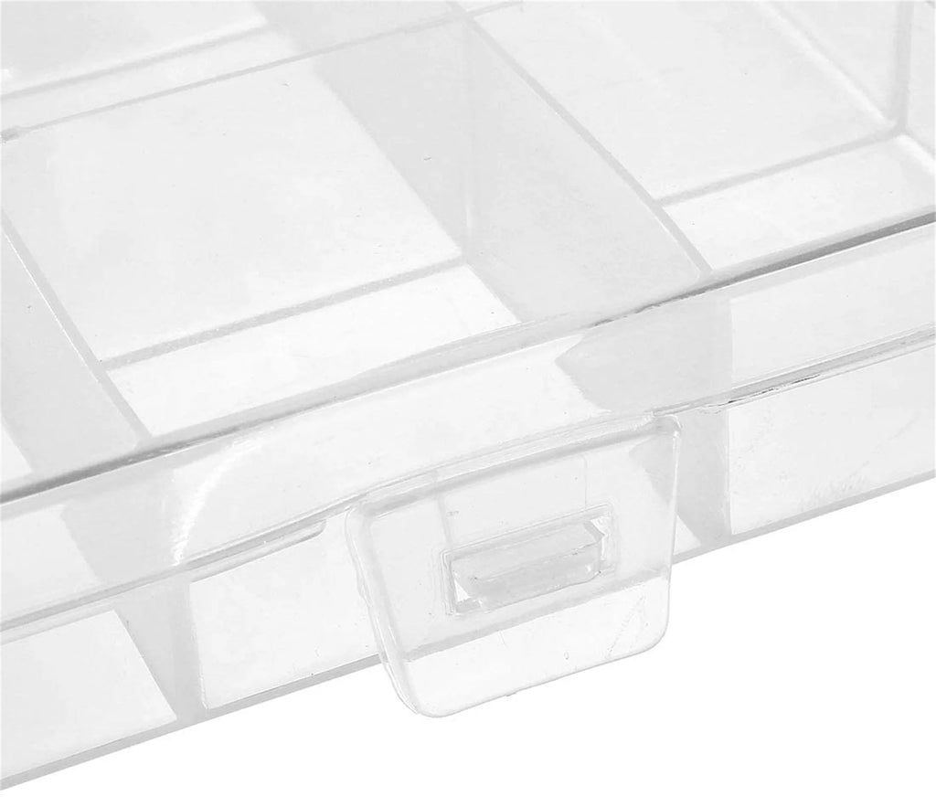 Plastic 24 Grids Electronic Component Storage Box Pack of 2 W52183