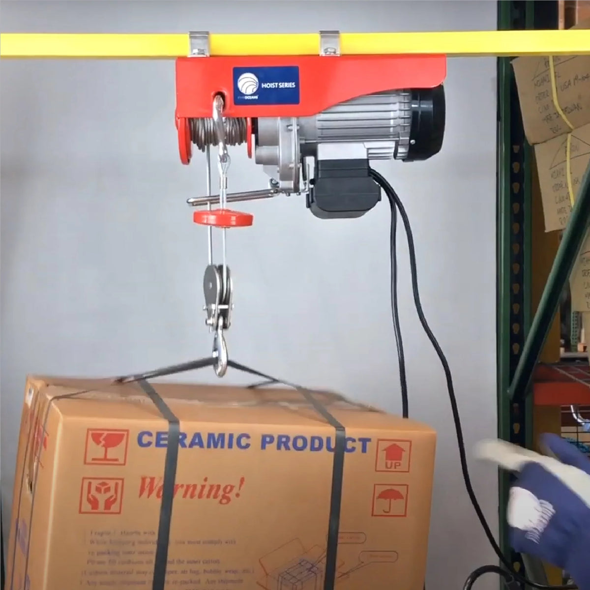 2200 Lb Electric Hoist with 6FT Remote Control J364