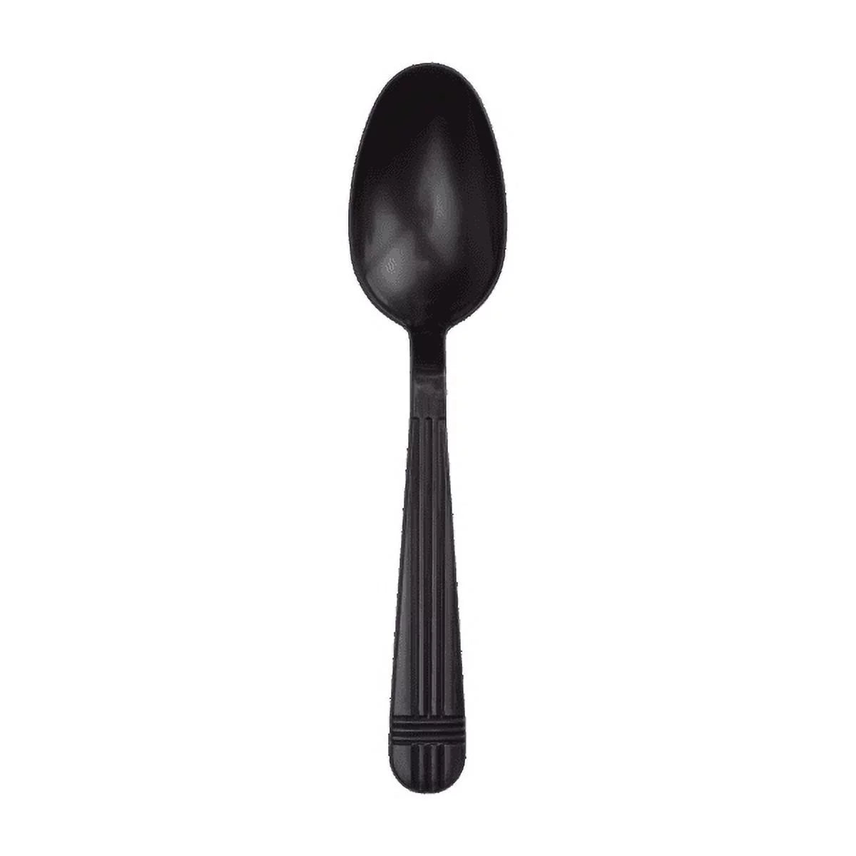 Black PP Plastic Tea Spoons 1,000 ct G690462