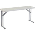 White Plastic Folding Seminar Table Q745