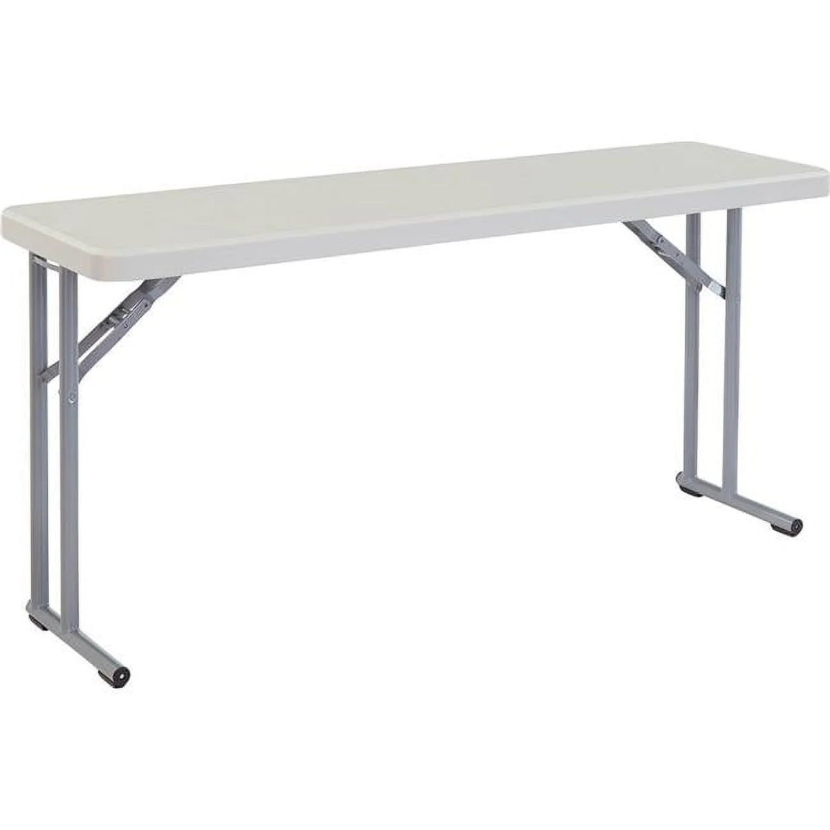 White Plastic Folding Seminar Table Q745