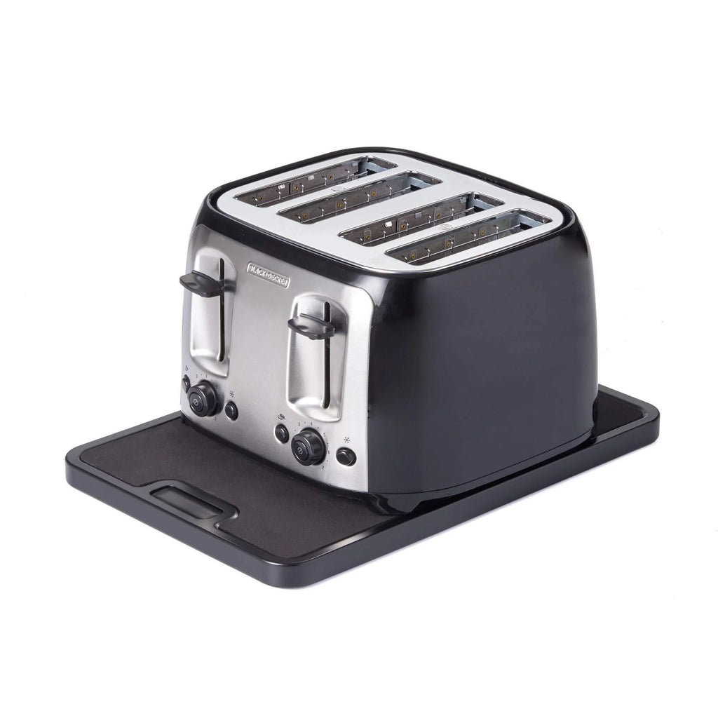 Black Appliance Rolling Tray V28943