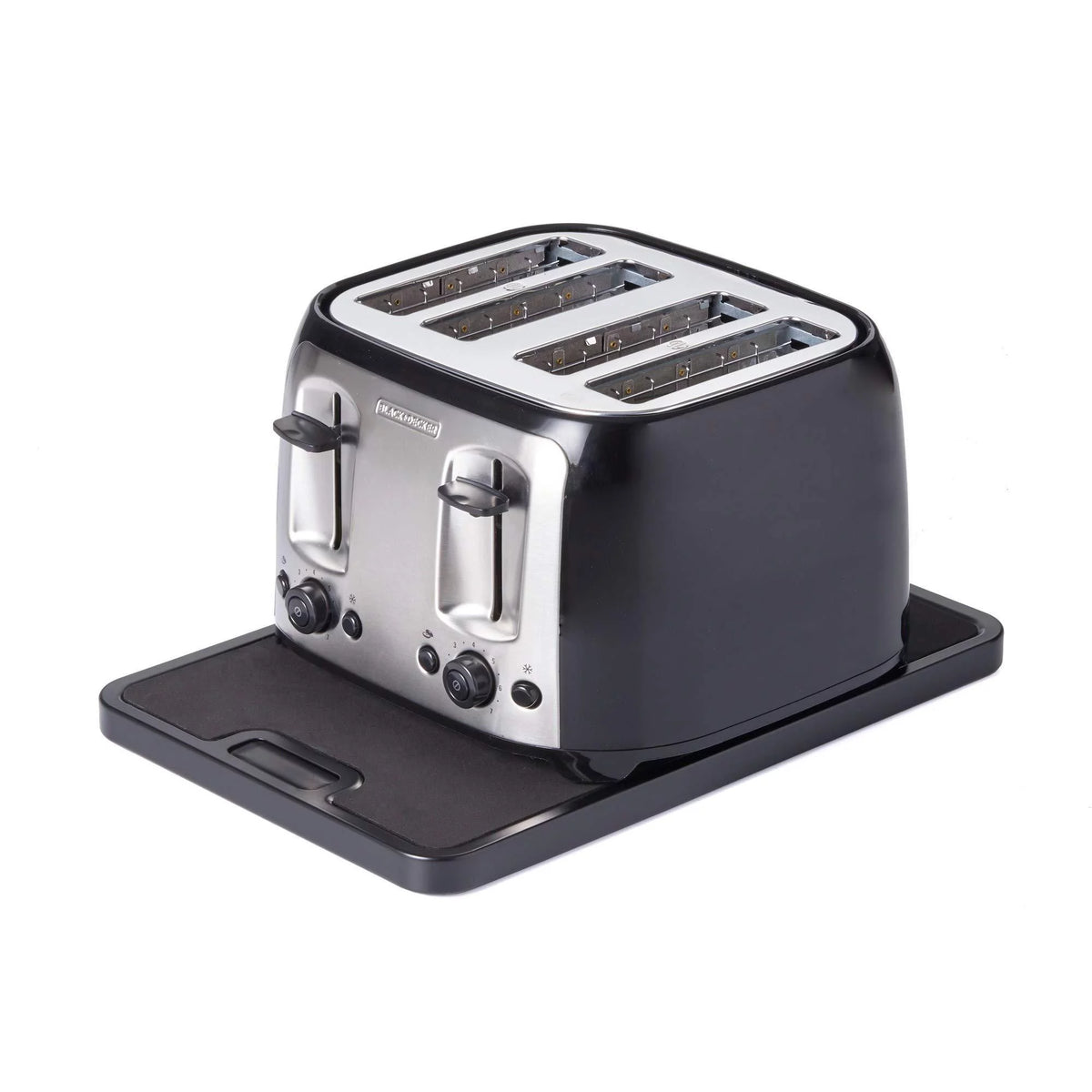 Black Appliance Rolling Tray V28943