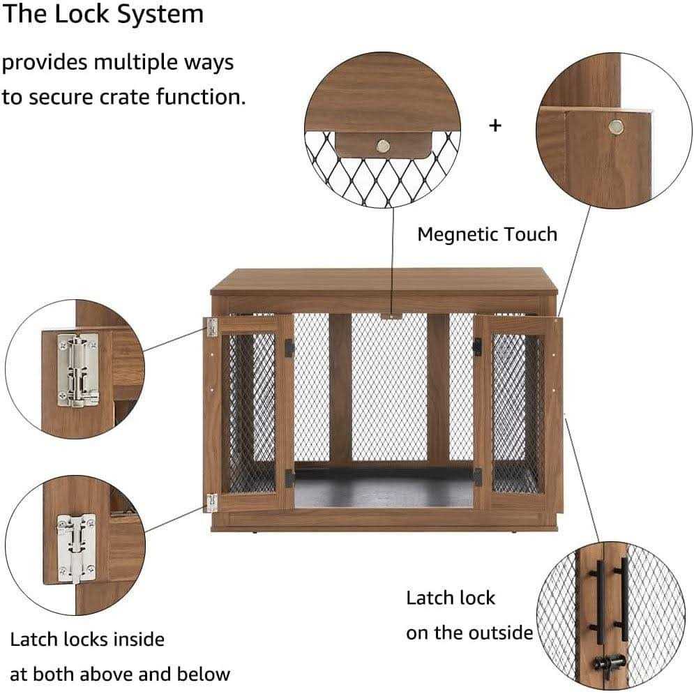 Furniture Style Dog Crate with Tray F100839