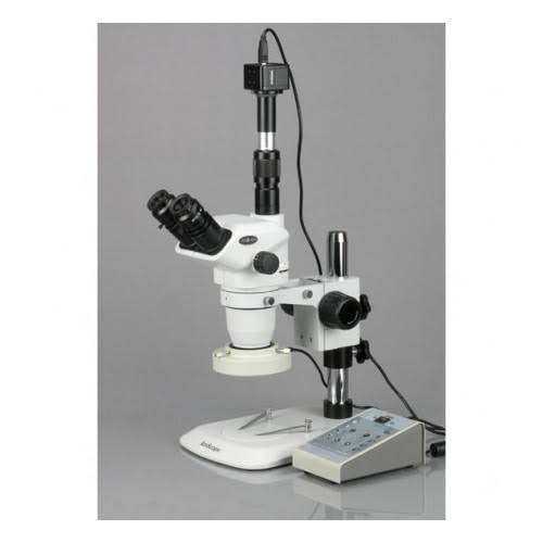 3.5X-90X Articulating Stand Zoom Microscope with Fluorescent Ring Light V89210