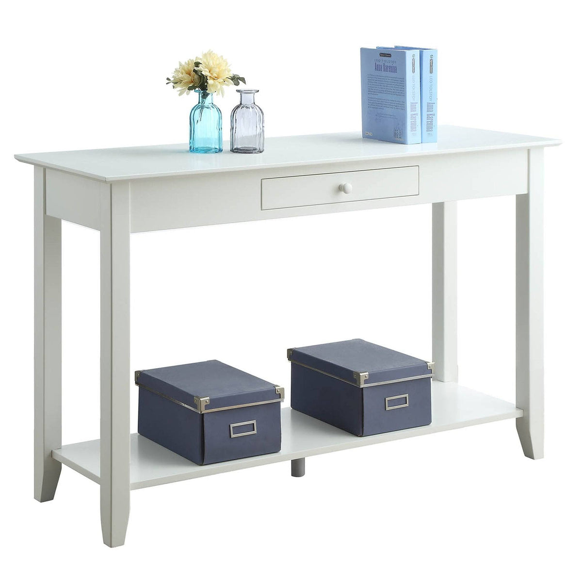 Espresso Single-Drawer Console Table M635209