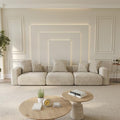 Oversized Corduroy 3 Seater Sectional Sofa B356179