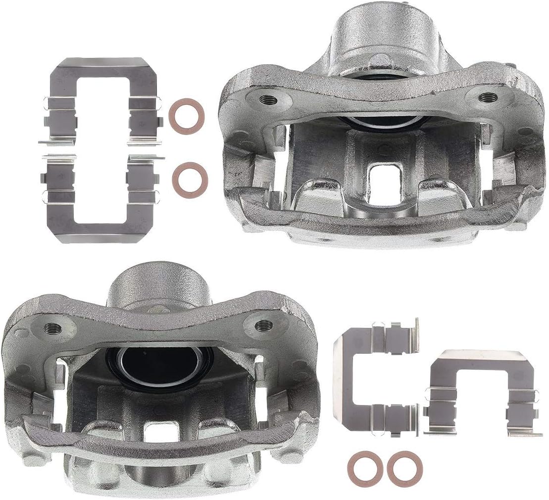 Disc Brake Caliper Assembly with Bracket 2-PC B348570