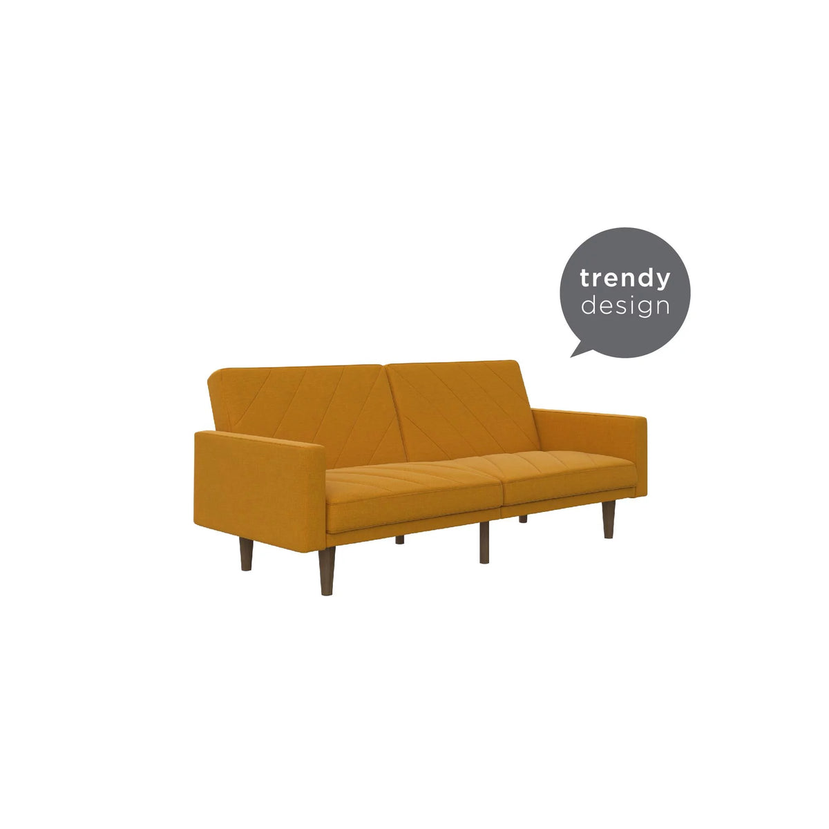 Mustard Yellow Linen Futon D565226