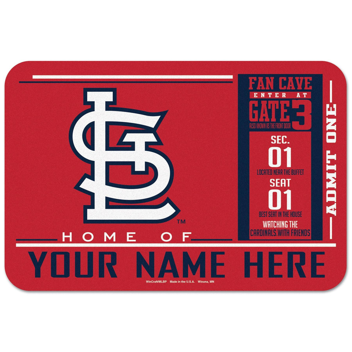 St. Louis Cardinals Floor Mat X27234