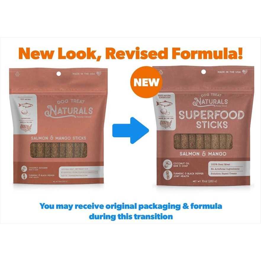 Salmon & Mango Superfood Dog Treat Sticks C926