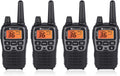 36 Channel FRS Two-Way Radio Walkie Talkie, Black/Silver, Pack of 2 R50941