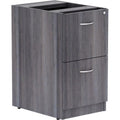 2 Drawer Weathered Charcoal Laminate Desking P7947