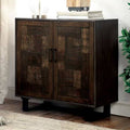 Textured Wooden 2 Door Accent Cabinet G430332