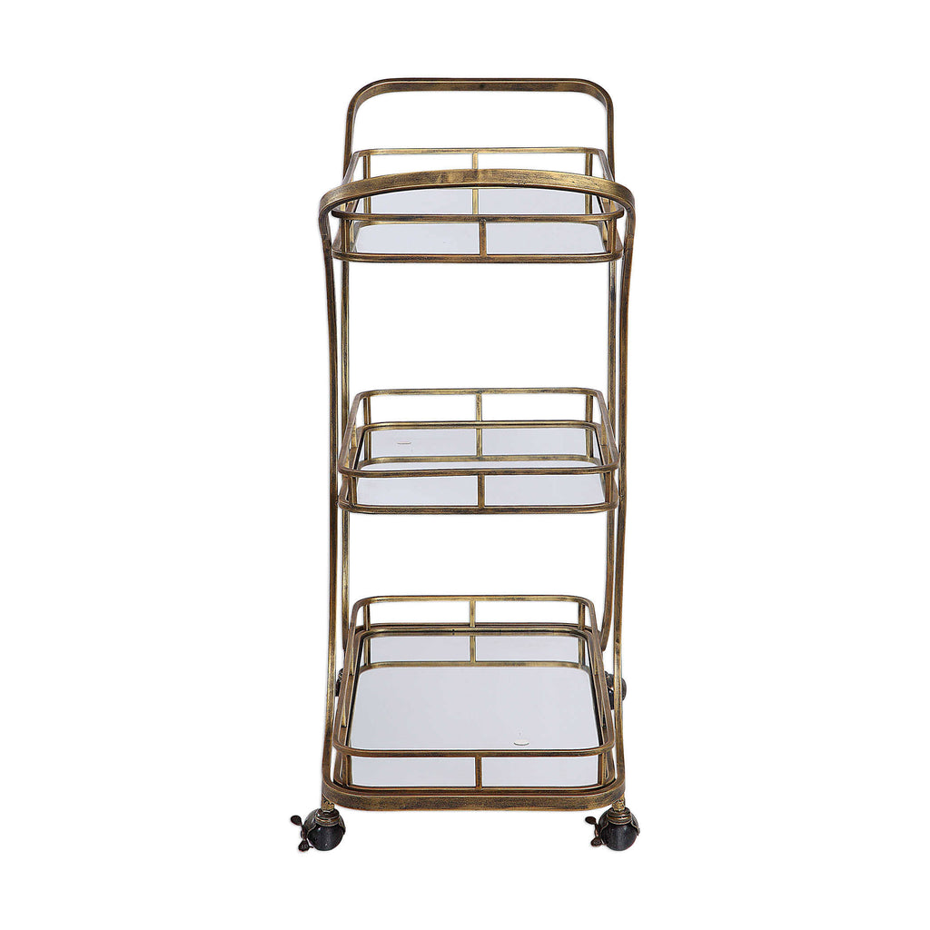Gold Serving Cart C950194