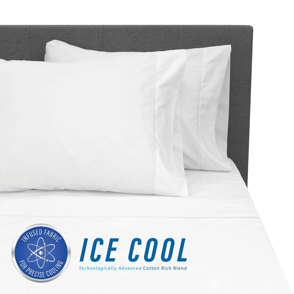 400-Thread Count Sheet Set California King White O777