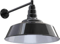 20 inch Dome Gooseneck Outdoor Wall Mounted Barn Light L7030