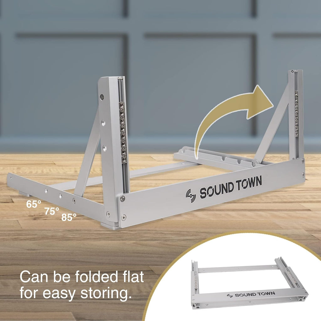 Aluminum 2-Post Desktop Open-Frame Rack D8450