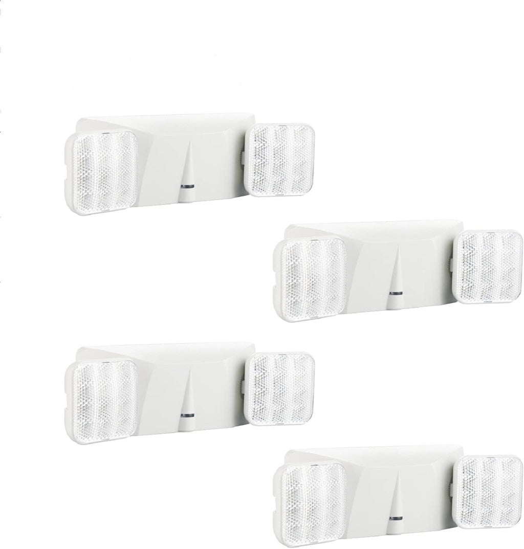 6 Pack LED Exit Sign with Emergency Light A883