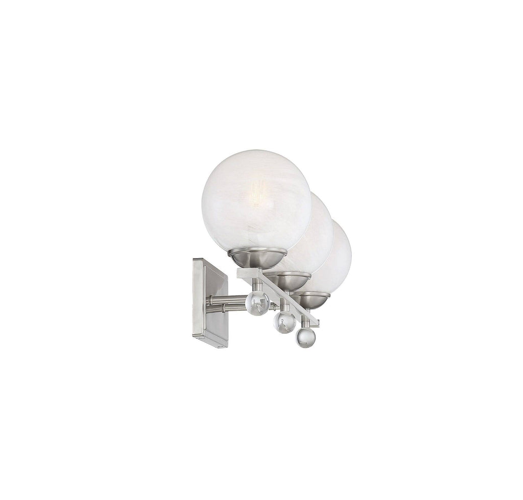 Satin Nickel 3 Light Bath B5558