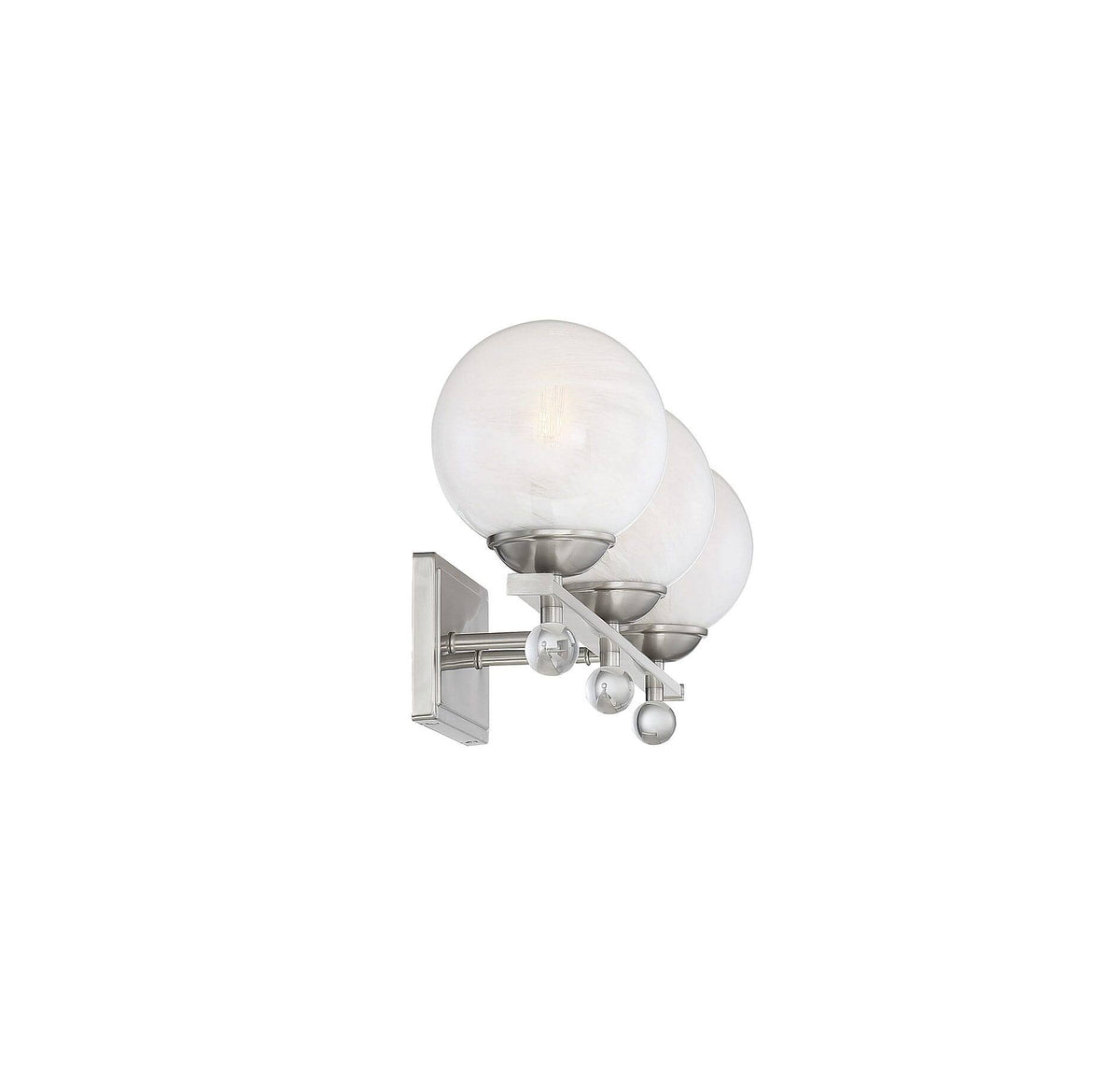 Satin Nickel 3 Light Bath B5558