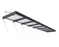 25' x 5' Gray/Clear Awning C24180