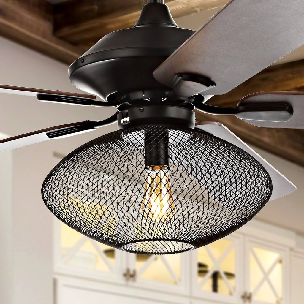52 inch 1-Light LED Ceiling Fan with Remote, Oil Rubbed Bronze Z719115