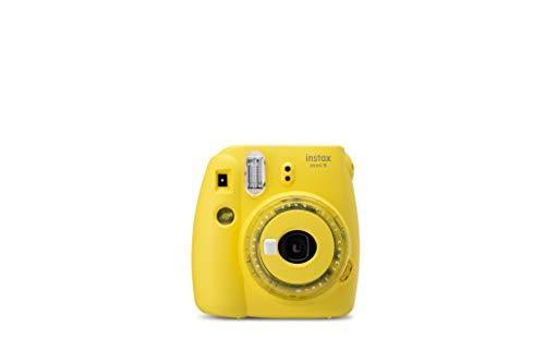 Yellow Instant Camera with 10 Shots K8757