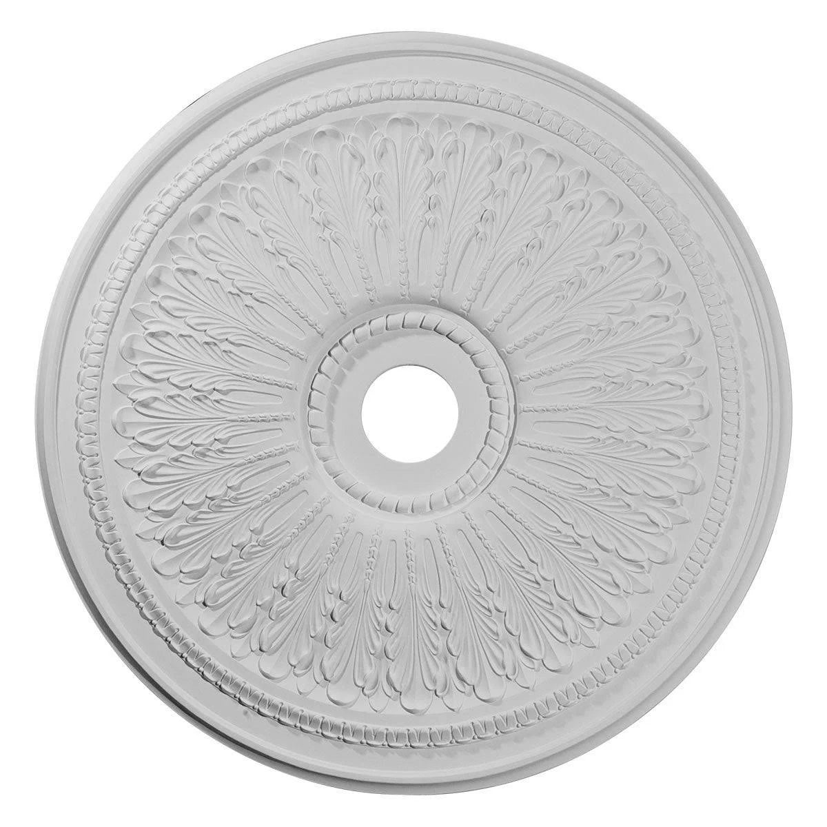 Oakleaf Ceiling Medallion Hand-Painted Iridescent Gold K79625