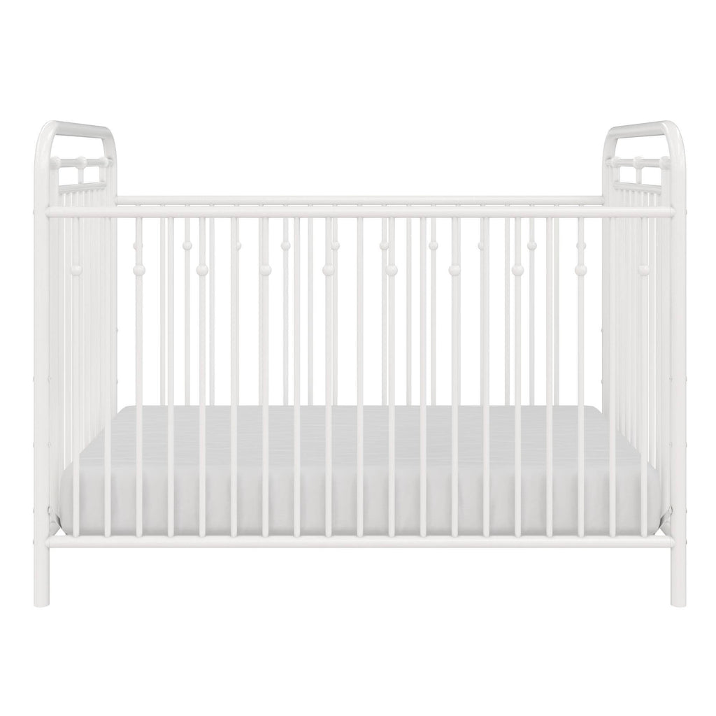 White Metal Crib H264