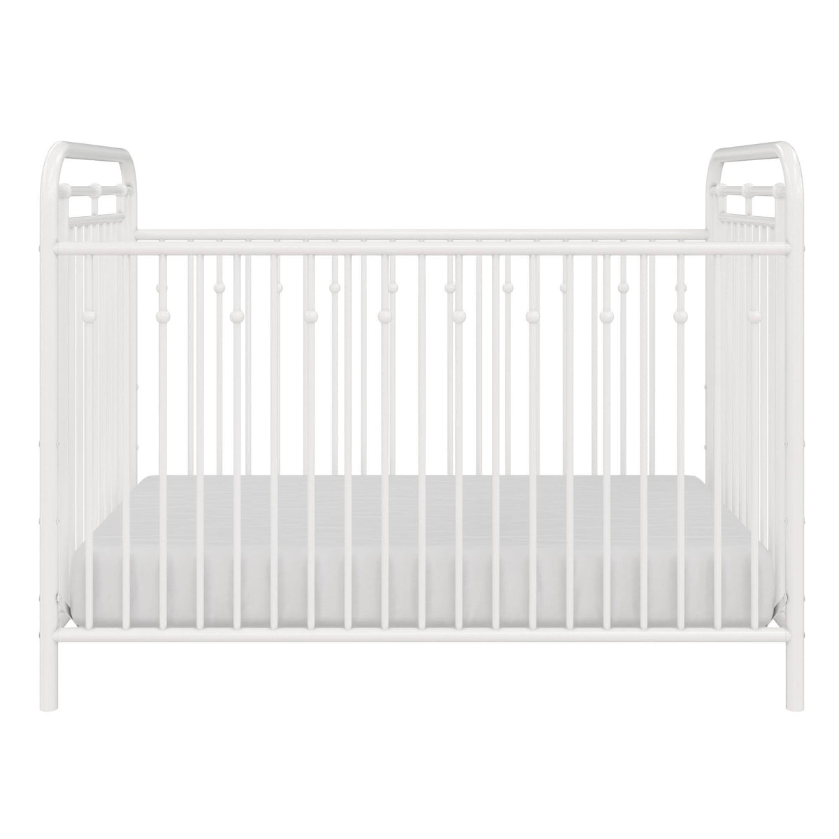 White Metal Crib H264