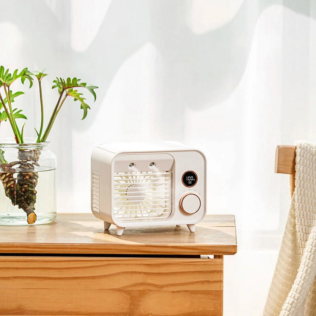 Mini Air Cooler with Adjustable Desktop Fan and USB Port S499523