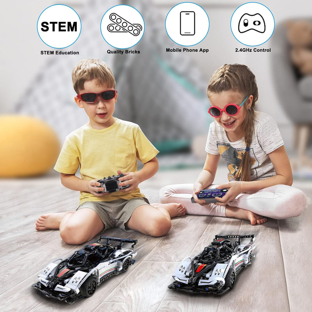 Remote Control Car Building Toys STEM Building Sets F434169