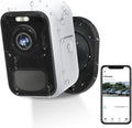 Outdoor Battery Camera Wireless Home Security Surveillance Wi-fi Camera with Night Vision Audio Alert Siren IP66 Waterproof SD Cloud J53649