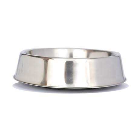 2 Pack Stainless Steel Non Skid Pet Bowl Q209480
