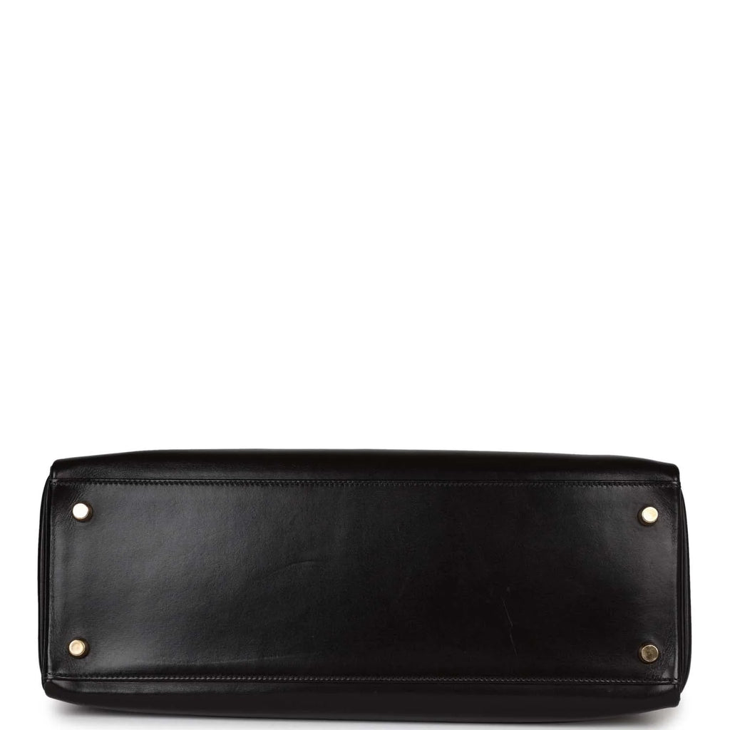 Black Leather Handbag C5596