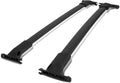 Matte Black Aluminum Roof Rack Cross Bars with ABS Mounting Brackets C225702