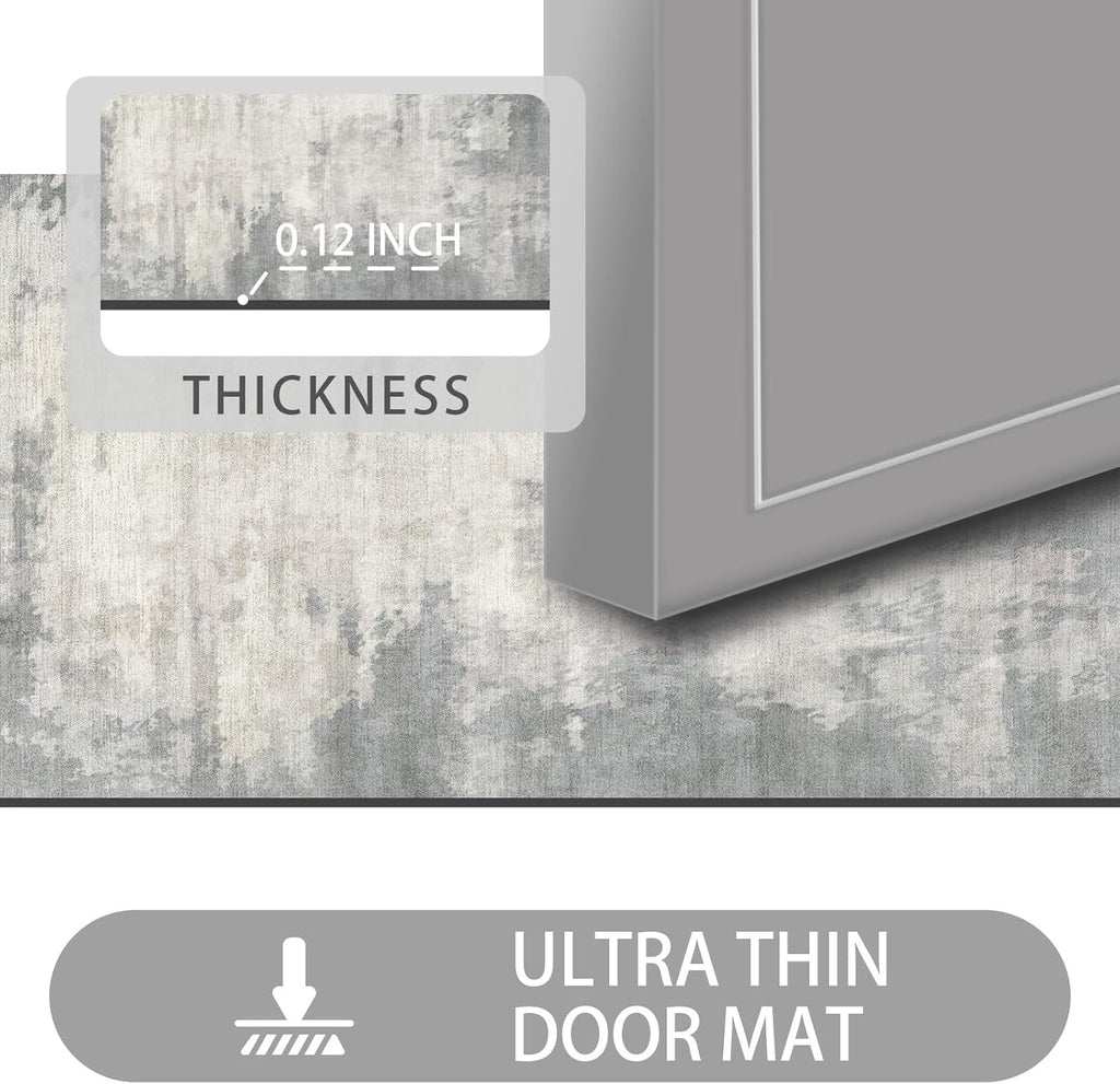 47'' x 31'' Absorbent Non-Slip Low Profile Rubber Floor Mat X92763