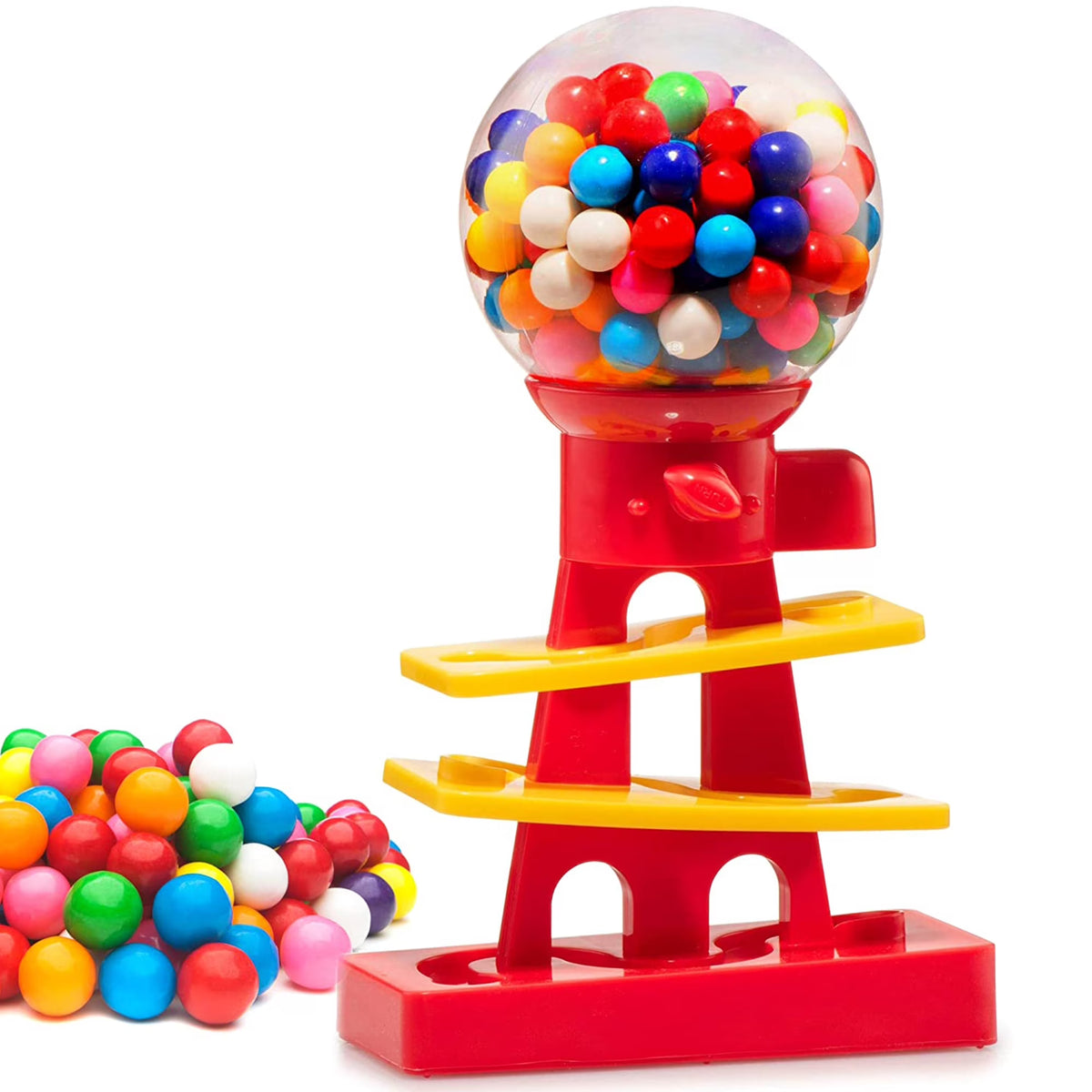 Red 10" Gumball Candy Dispenser Machine Toy Bank P28342