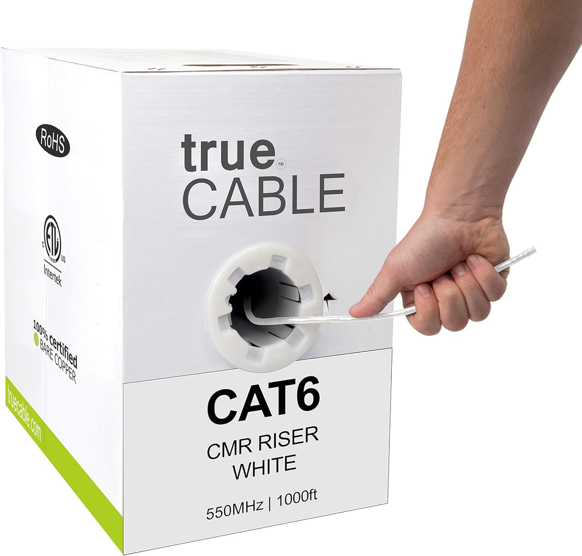 Green 1000ft Cat6 Riser Bulk Ethernet Cable E389527