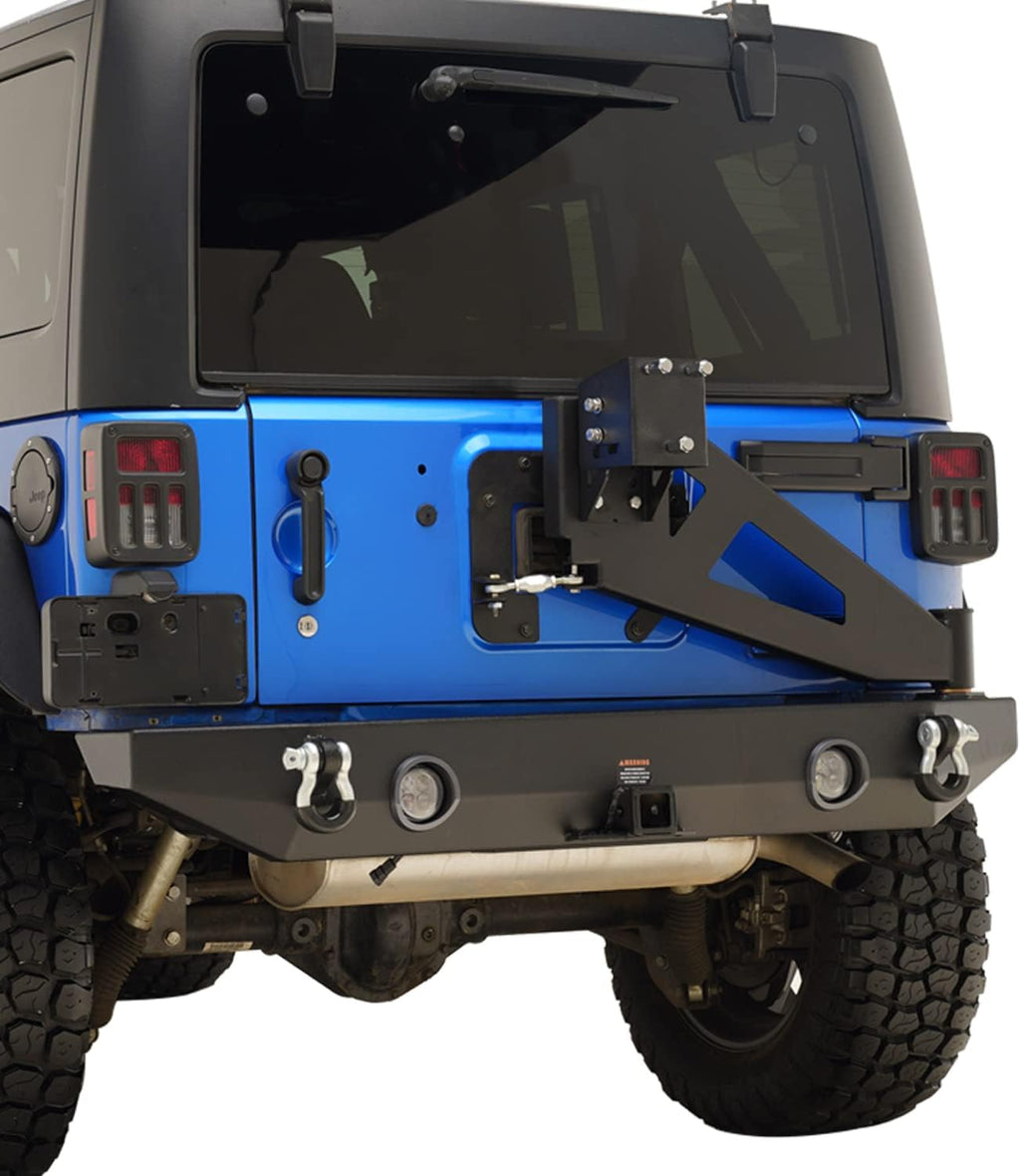 Compatible with JK Rear Bumper with Tire Carrier B230