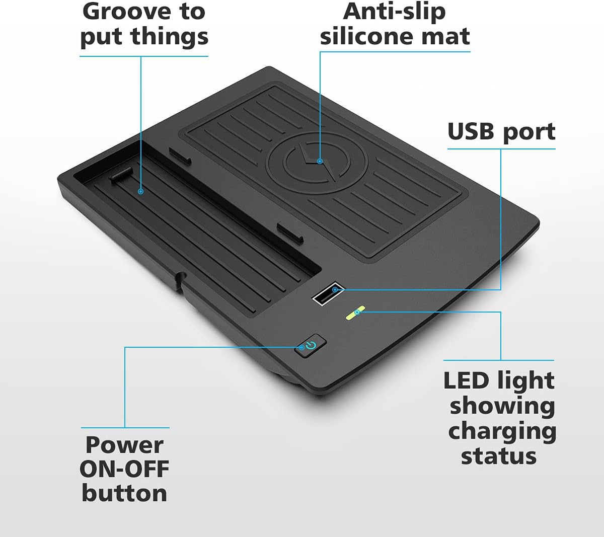 Car Wireless Phone Charger Pad Pack of 2 Y89629